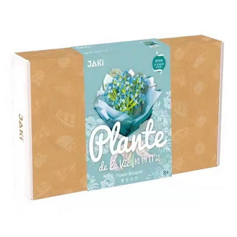 JAKI JK2682 2682 non  GIẤC MƠ ĐẦY SAO bộ đồ chơi xếp lắp ráp ghép mô hình Flowers Hoa