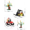 GUDI 9216 Xếp hình kiểu  CITY Fire Plane Máy Bay Cứu Hỏa Chữa Cháy Rừng 522 khối
