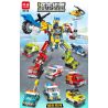 MINGDI 9018 non  CƠ KHÍ ĐÔ THỊ bộ đồ chơi xếp lắp ráp ghép mô hình City CITY MECHA Thành Phố 678 khối
