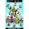 MINGDI 9018 non  CƠ KHÍ ĐÔ THỊ bộ đồ chơi xếp lắp ráp ghép mô hình City CITY MECHA Thành Phố 678 khối