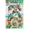 MINGDI 9017 non  THỢ MÁY QUÂN SỰ bộ đồ chơi xếp lắp ráp ghép mô hình Creator MILITARY MECHA Sáng Tạo 648 khối
