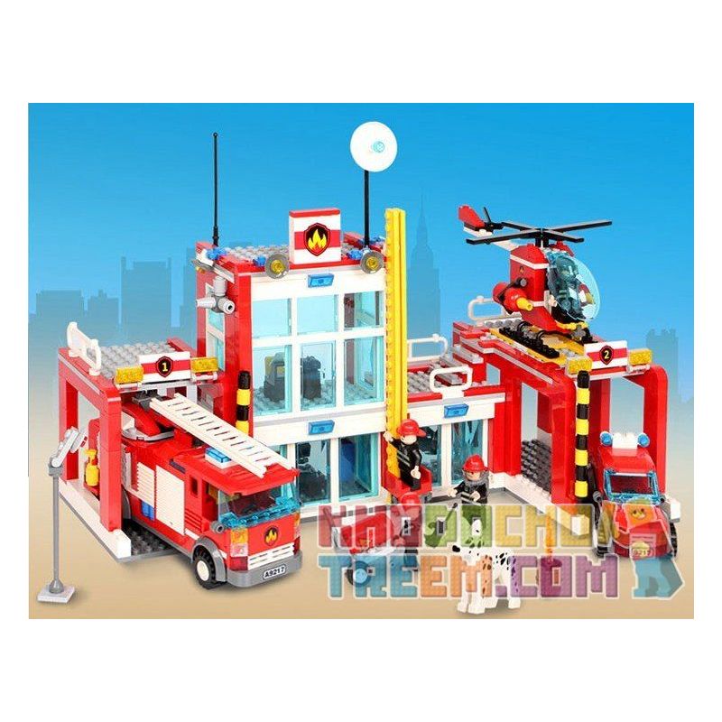 GUDI 9217 non  ĐỘI CỨU HỎA SỞ bộ đồ chơi xếp lắp ráp ghép mô hình City FIREMAN FIRE ADMINISTRARION Thành Phố 874 khối GUDI 9217 non  ĐỘI CỨU HỎA SỞ bộ đồ chơi xếp lắp ráp ghép mô hình City FIREMAN FIRE ADMINISTRARION Thành Phố 874 khối