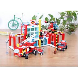 GUDI 9217 non  ĐỘI CỨU HỎA SỞ bộ đồ chơi xếp lắp ráp ghép mô hình City FIREMAN FIRE ADMINISTRARION Thành Phố 874 khối GUDI 9217 non  ĐỘI CỨU HỎA SỞ bộ đồ chơi xếp lắp ráp ghép mô hình City FIREMAN FIRE ADMINISTRARION Thành Phố 874 khối