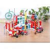 GUDI 9217 non  ĐỘI CỨU HỎA SỞ bộ đồ chơi xếp lắp ráp ghép mô hình City FIREMAN FIRE ADMINISTRARION Thành Phố 874 khối