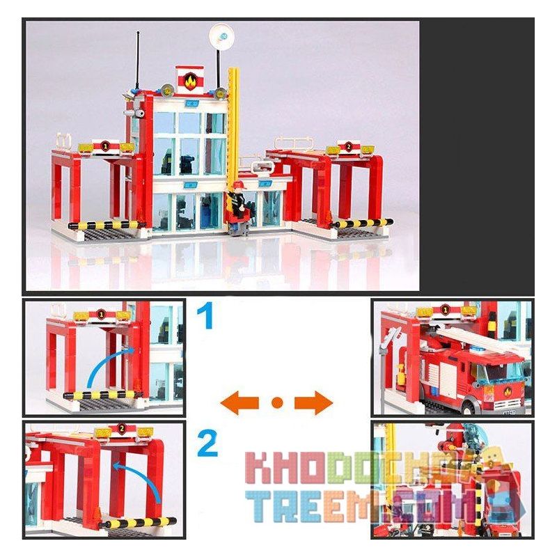 GUDI 9217 non  ĐỘI CỨU HỎA SỞ bộ đồ chơi xếp lắp ráp ghép mô hình City FIREMAN FIRE ADMINISTRARION Thành Phố 874 khối GUDI 9217 non  ĐỘI CỨU HỎA SỞ bộ đồ chơi xếp lắp ráp ghép mô hình City FIREMAN FIRE ADMINISTRARION Thành Phố 874 khối