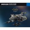 ZHEGAO QJ5002 5002 non  MÁY TẤN CÔNG TITAN bộ đồ chơi xếp lắp ráp ghép mô hình TITAN ATTACK AIRCRAFT 901 khối