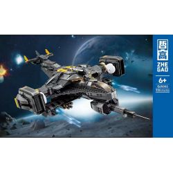 ZHEGAO QJ5002 5002 non  MÁY TẤN CÔNG TITAN bộ đồ chơi xếp lắp ráp ghép mô hình TITAN ATTACK AIRCRAFT 901 khối