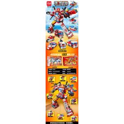 MINGDI 9016 non  CƠ HỎA bộ đồ chơi xếp lắp ráp ghép mô hình Creator FIRE MECHA Sáng Tạo 704 khối