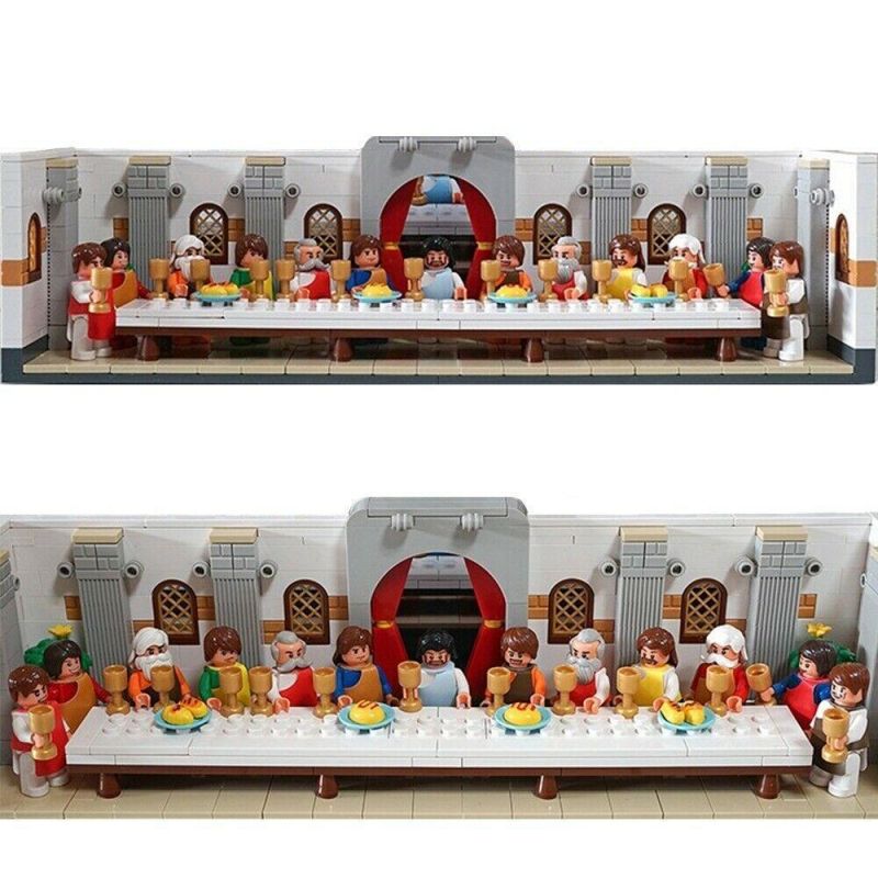 OXFORD BM3521 3521 non  BỮA ĂN TỐI CUỐI CÙNG bộ đồ chơi xếp lắp ráp ghép mô hình THE LAST SUPPER 524 khối