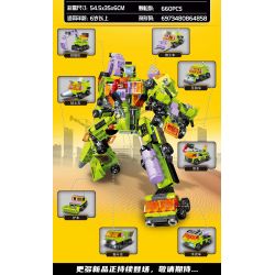 MINGDI 9015 non  CƠ KHÍ KỸ THUẬT bộ đồ chơi xếp lắp ráp ghép mô hình Creator ENGINEERING MECHA Sáng Tạo 660 khối