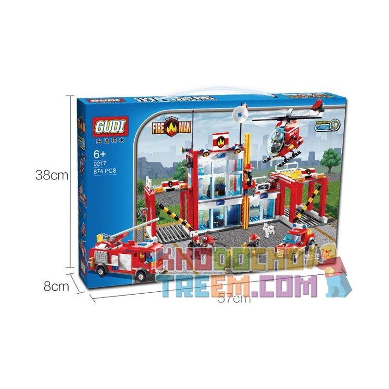 GUDI 9217 non  ĐỘI CỨU HỎA SỞ bộ đồ chơi xếp lắp ráp ghép mô hình City FIREMAN FIRE ADMINISTRARION Thành Phố 874 khối GUDI 9217 non  ĐỘI CỨU HỎA SỞ bộ đồ chơi xếp lắp ráp ghép mô hình City FIREMAN FIRE ADMINISTRARION Thành Phố 874 khối