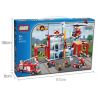 GUDI 9217 non  ĐỘI CỨU HỎA SỞ bộ đồ chơi xếp lắp ráp ghép mô hình City FIREMAN FIRE ADMINISTRARION Thành Phố 874 khối