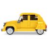 DOUBLEE CADA C55021 55021 non  CITROEN RETRO XE 1:24 tỷ lệ 1:24 bộ đồ chơi xếp lắp ráp ghép mô hình Racers CITROEN 2CV Đua Tốc Độ 298 khối