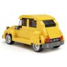 DOUBLEE CADA C55021 55021 non  CITROEN RETRO XE 1:24 tỷ lệ 1:24 bộ đồ chơi xếp lắp ráp ghép mô hình Racers CITROEN 2CV Đua Tốc Độ 298 khối