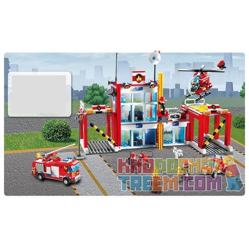 GUDI 9217 non  ĐỘI CỨU HỎA SỞ bộ đồ chơi xếp lắp ráp ghép mô hình City FIREMAN FIRE ADMINISTRARION Thành Phố 874 khối GUDI 9217 non  ĐỘI CỨU HỎA SỞ bộ đồ chơi xếp lắp ráp ghép mô hình City FIREMAN FIRE ADMINISTRARION Thành Phố 874 khối