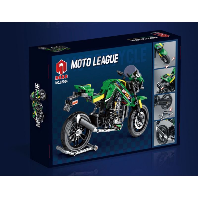 JUHANG TECHNOLOGY 82004 non  KAWASAKIZ900 bộ đồ chơi xếp lắp ráp ghép mô hình  KAWASAKI Z900 Kỹ Thuật Công Nghệ Cao Mô Hình Phương Tiện 776 khối