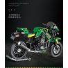 JUHANG TECHNOLOGY 82004 non  KAWASAKIZ900 bộ đồ chơi xếp lắp ráp ghép mô hình  KAWASAKI Z900 Kỹ Thuật Công Nghệ Cao Mô Hình Phương Tiện 776 khối