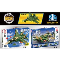 LEYI 88026 non  MÁY BAY CHIẾN ĐẤU F-14D TOMCAT bộ đồ chơi xếp lắp ráp ghép mô hình Military Army F-14 FIGHTER Quân Sự Bộ Đội 456 khối