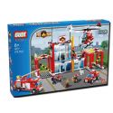 GUDI 9217 non Lego ĐỘI CỨU HỎA SỞ bộ đồ chơi xếp lắp ráp ghép mô hình City FIREMAN FIRE ADMINISTRARION Thành Phố 874 khối