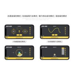 HAPPY BUILD SHINEYU XINYU YC-22011 22011 YC22011 non  BULLDOZER LỚN tỷ lệ 1:23 bộ đồ chơi xếp lắp ráp ghép mô hình Build Team SHINE YU Đội Xây Dựng 1866 khối