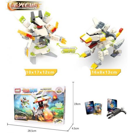 GUDI 9907 non  PINBALL NAM BẠCH HỔ S bộ đồ chơi xếp lắp ráp ghép mô hình Transformers Robot Đại Chiến Người Máy Biến Hình 121 khối