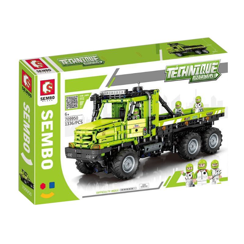 SEMBO 709950 non  SAITO XE TẢI bộ đồ chơi xếp lắp ráp ghép mô hình TECHINQUE 1336 khối