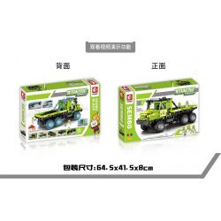 SEMBO 709950 non  SAITO XE TẢI bộ đồ chơi xếp lắp ráp ghép mô hình TECHINQUE 1336 khối