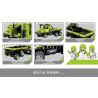 SEMBO 709950 non  SAITO XE TẢI bộ đồ chơi xếp lắp ráp ghép mô hình TECHINQUE 1336 khối