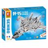 SEMBO 705996 non  MÁY BAY CHIẾN ĐẤU J-15 tỷ lệ 1:48 bộ đồ chơi xếp lắp ráp ghép mô hình Military Army FLYING SHARK Quân Sự Bộ Đội 976 khối