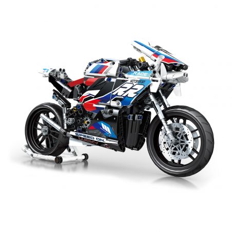 JUHANG TECHNOLOGY 82003 non  MÔ TÔ BMW S1000RR bộ đồ chơi xếp lắp ráp ghép mô hình  Kỹ Thuật Công Nghệ Cao Mô Hình Phương Tiện 768 khối