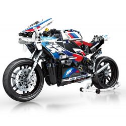 JUHANG TECHNOLOGY 82003 non  MÔ TÔ BMW S1000RR bộ đồ chơi xếp lắp ráp ghép mô hình  Kỹ Thuật Công Nghệ Cao Mô Hình Phương Tiện 768 khối