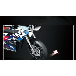 JUHANG TECHNOLOGY 82003 non  MÔ TÔ BMW S1000RR bộ đồ chơi xếp lắp ráp ghép mô hình  Kỹ Thuật Công Nghệ Cao Mô Hình Phương Tiện 768 khối