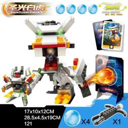 GUDI 9907 non  PINBALL NAM BẠCH HỔ S bộ đồ chơi xếp lắp ráp ghép mô hình Transformers Robot Đại Chiến Người Máy Biến Hình 121 khối
