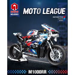 JUHANG TECHNOLOGY 82003 non  MÔ TÔ BMW S1000RR bộ đồ chơi xếp lắp ráp ghép mô hình  Kỹ Thuật Công Nghệ Cao Mô Hình Phương Tiện 768 khối