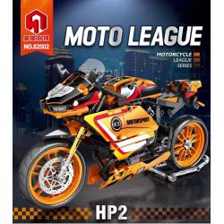 JUHANG TECHNOLOGY 82002 non  MÔ TÔ BMW HP2 bộ đồ chơi xếp lắp ráp ghép mô hình  Kỹ Thuật Công Nghệ Cao Mô Hình Phương Tiện 760 khối