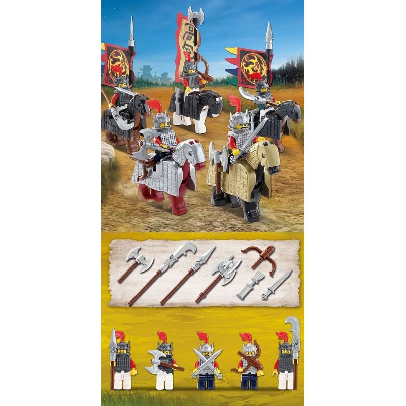 OXFORD JK34617 34617 non  NHÀ VUA bộ đồ chơi xếp lắp ráp ghép mô hình Medieval Castle Chiến Tranh Trung Cổ