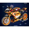 JUHANG TECHNOLOGY 82002 non  MÔ TÔ BMW HP2 bộ đồ chơi xếp lắp ráp ghép mô hình  Kỹ Thuật Công Nghệ Cao Mô Hình Phương Tiện 760 khối