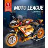 JUHANG TECHNOLOGY 82002 non  MÔ TÔ BMW HP2 bộ đồ chơi xếp lắp ráp ghép mô hình  Kỹ Thuật Công Nghệ Cao Mô Hình Phương Tiện 760 khối