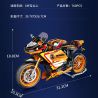 JUHANG TECHNOLOGY 82002 non  MÔ TÔ BMW HP2 bộ đồ chơi xếp lắp ráp ghép mô hình  Kỹ Thuật Công Nghệ Cao Mô Hình Phương Tiện 760 khối
