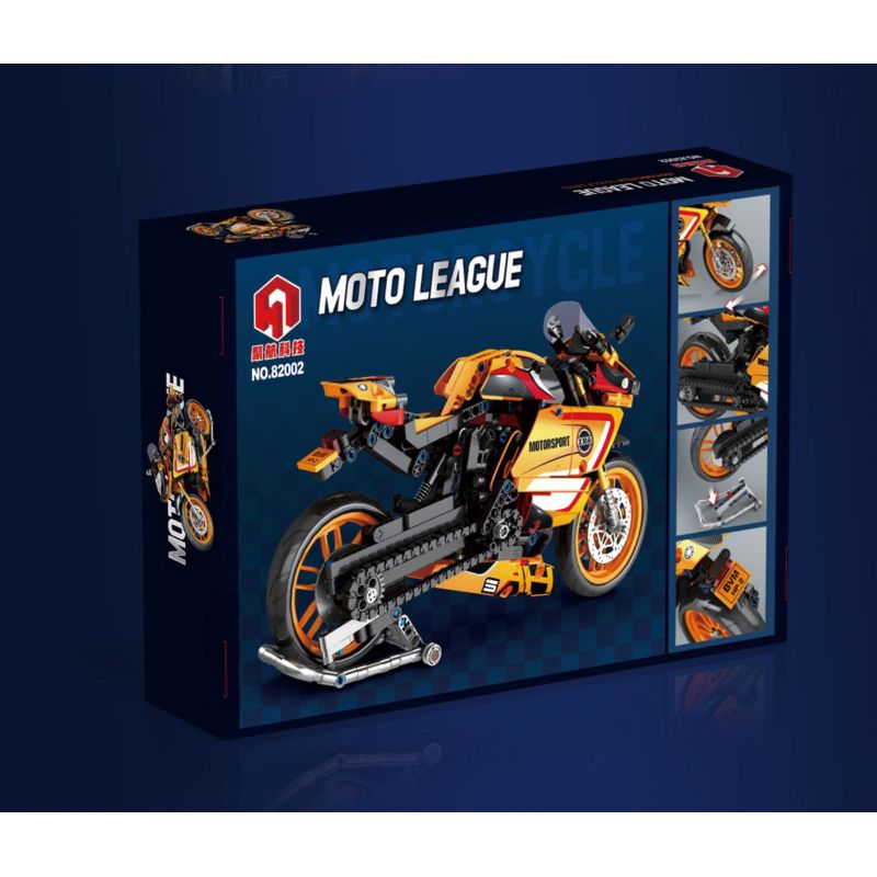 JUHANG TECHNOLOGY 82002 non  MÔ TÔ BMW HP2 bộ đồ chơi xếp lắp ráp ghép mô hình  Kỹ Thuật Công Nghệ Cao Mô Hình Phương Tiện 760 khối