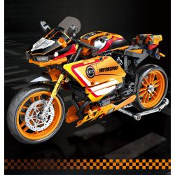 JUHANG TECHNOLOGY 82002 non  MÔ TÔ BMW HP2 bộ đồ chơi xếp lắp ráp ghép mô hình  Kỹ Thuật Công Nghệ Cao Mô Hình Phương Tiện 760 khối