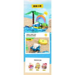 KEEPPLEY K20222 20222 non  POKÉMON TẮM NẮNG THÚ VỊ bộ đồ chơi xếp lắp ráp ghép mô hình Movie & Game Phim Và Trò Chơi
