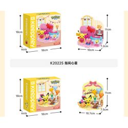 KEEPPLEY K20222 20222 non  POKÉMON TẮM NẮNG THÚ VỊ bộ đồ chơi xếp lắp ráp ghép mô hình Movie & Game Phim Và Trò Chơi