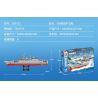 SEMBO 105733 non  KHINH HẠM HẠNG NHẸ 056 bộ đồ chơi xếp lắp ráp ghép mô hình Iron Blood Heavy Equipment TYPE 056 CORVETTE Đặc Nhiệm Máu Và Sắt 750 khối