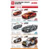 LEIBAO 8205 ZHEGAO QL1235 1235 non  FERRARI 488 LÙI XE tỷ lệ 1:24 bộ đồ chơi xếp lắp ráp ghép mô hình  Kỹ Thuật Công Nghệ Cao Mô Hình Phương Tiện 697 khối