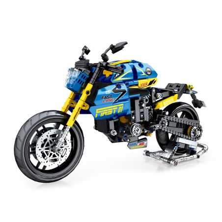 JUHANG TECHNOLOGY 82001 non  MÔ TÔ BMW G310R bộ đồ chơi xếp lắp ráp ghép mô hình  Kỹ Thuật Công Nghệ Cao Mô Hình Phương Tiện 706 khối