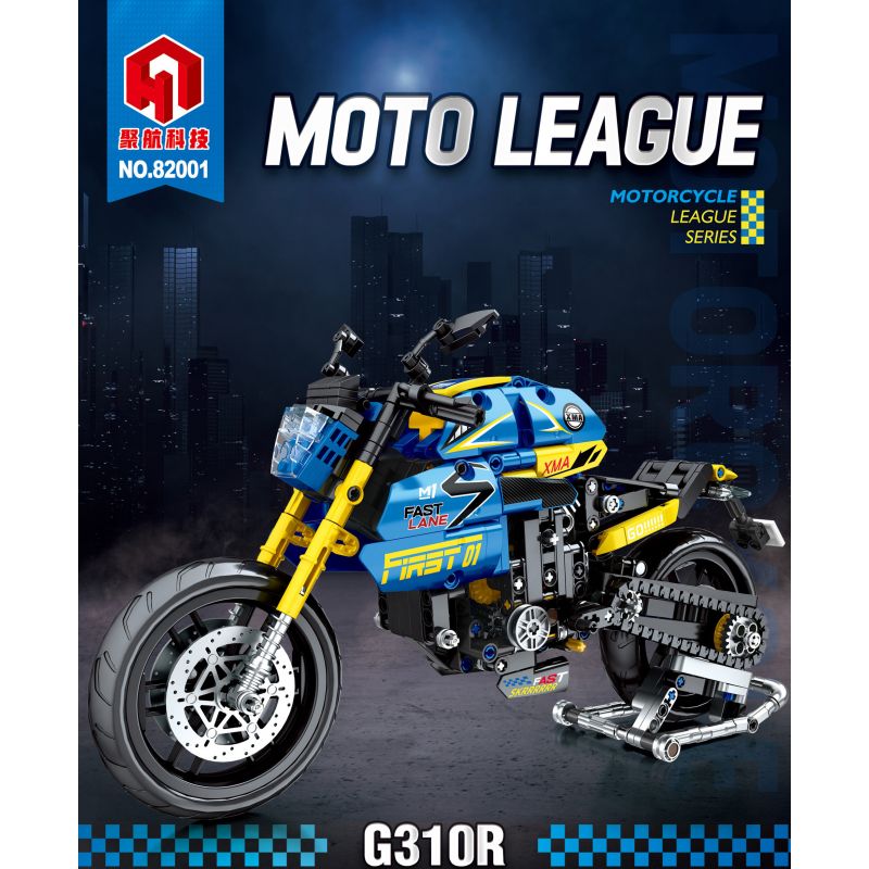 JUHANG TECHNOLOGY 82001 non  MÔ TÔ BMW G310R bộ đồ chơi xếp lắp ráp ghép mô hình  Kỹ Thuật Công Nghệ Cao Mô Hình Phương Tiện 706 khối