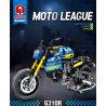 JUHANG TECHNOLOGY 82001 non  MÔ TÔ BMW G310R bộ đồ chơi xếp lắp ráp ghép mô hình  Kỹ Thuật Công Nghệ Cao Mô Hình Phương Tiện 706 khối