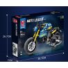 JUHANG TECHNOLOGY 82001 non  MÔ TÔ BMW G310R bộ đồ chơi xếp lắp ráp ghép mô hình  Kỹ Thuật Công Nghệ Cao Mô Hình Phương Tiện 706 khối