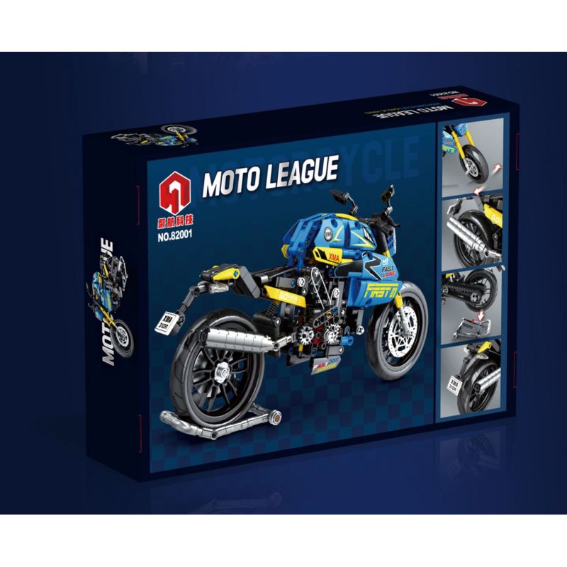 JUHANG TECHNOLOGY 82001 non  MÔ TÔ BMW G310R bộ đồ chơi xếp lắp ráp ghép mô hình  Kỹ Thuật Công Nghệ Cao Mô Hình Phương Tiện 706 khối